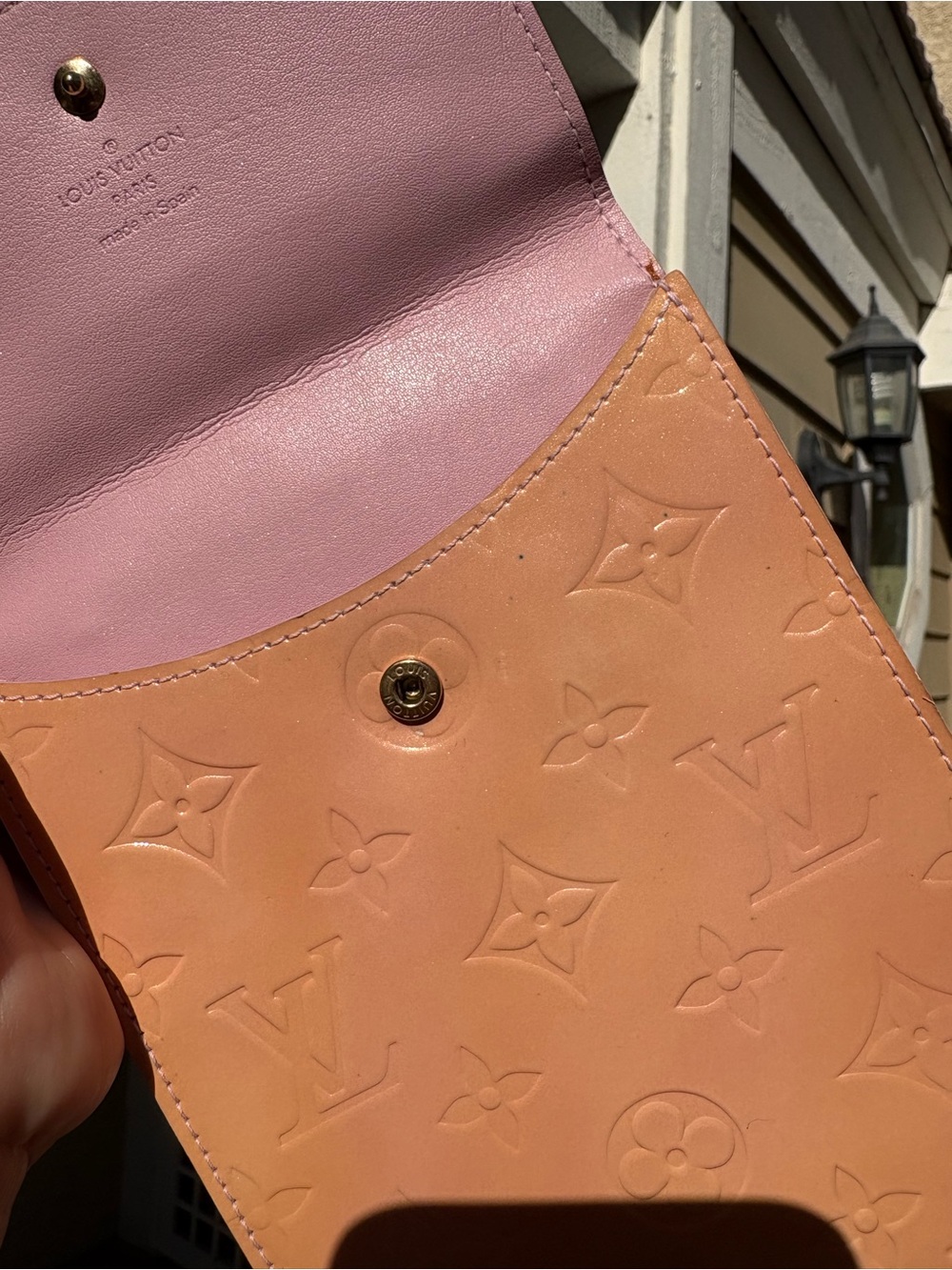 Louis Vuitton Monogram Pink Vernis slim crossbody bag EUC - Picture 8 of 17
